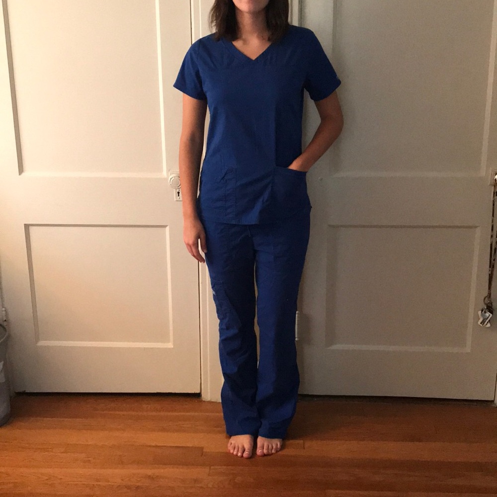 Cherokee workwear royal blue scrubs
